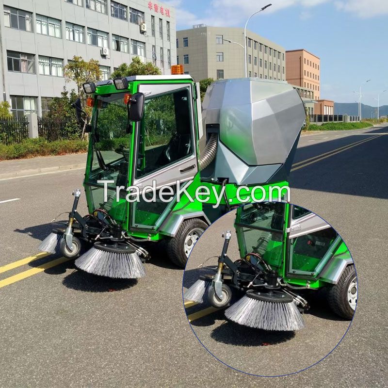 New Energy Outdoor Street Sweeping Machines Electric Road Cleaning Vehicles