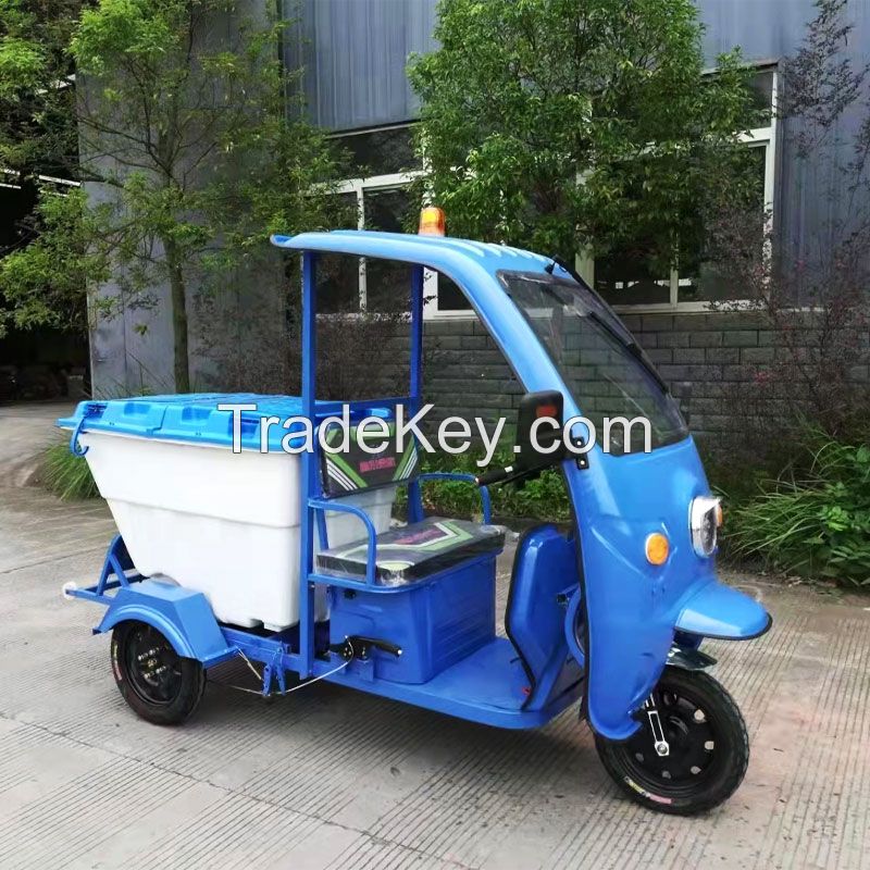 Garbage storage truck Garbage short-distance transport truck Electric three-wheeled cleaning truck