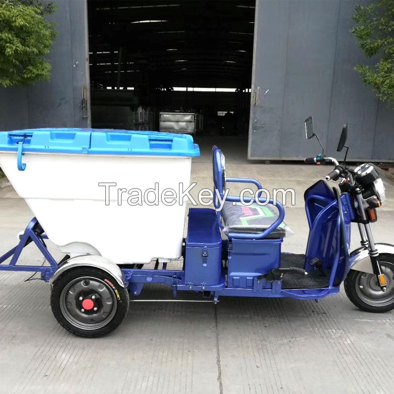 Garbage storage truck Garbage short-distance transport truck Electric three-wheeled cleaning truck