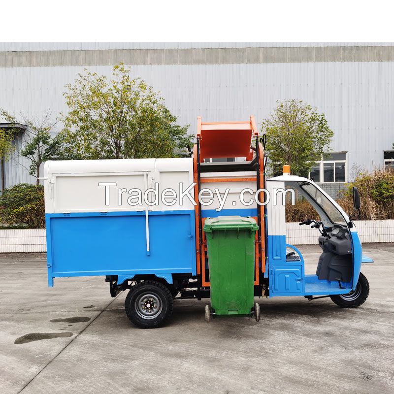 Sanitation Three-wheeled Hanging Barrel Mini Garbage Truck Small Waste Removal Vehicle