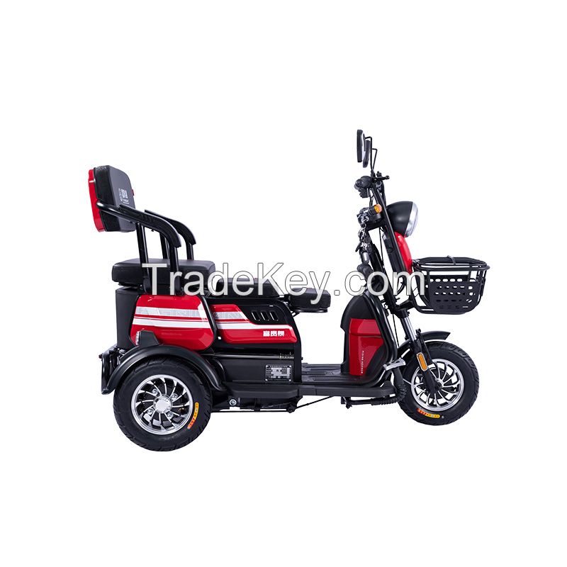 Electric Tricycle And Auto Rickshaw Direct Sales 3 Wheel Foldable Charge Electric Tricycle Tuk Tuk