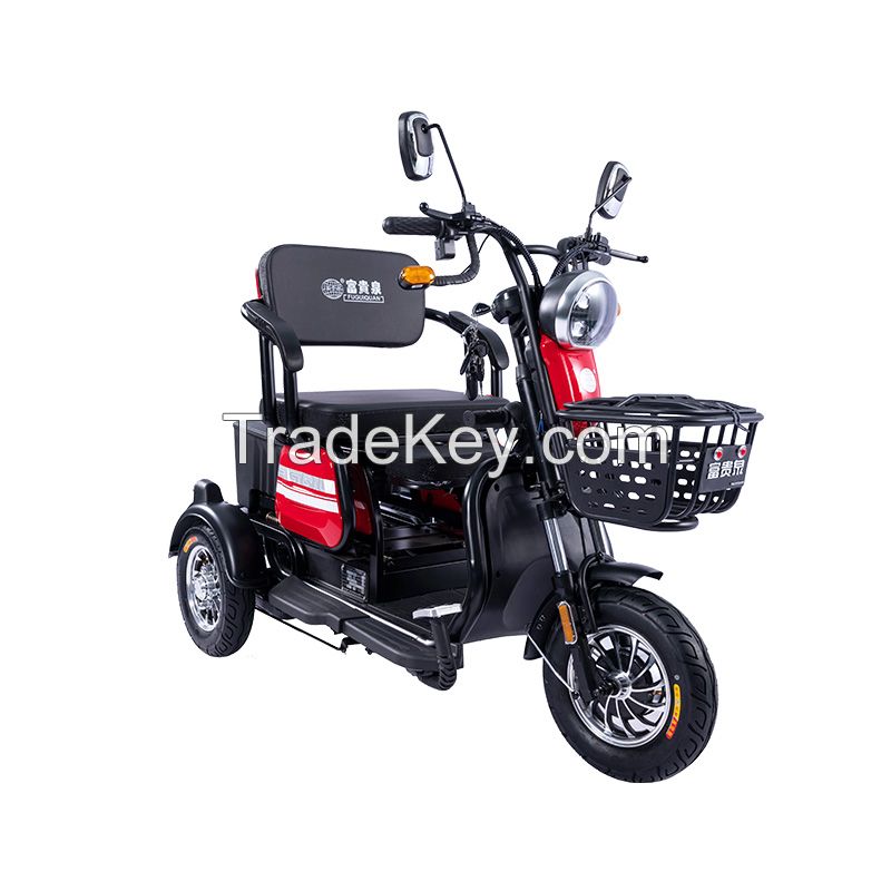 Electric Tricycle And Auto Rickshaw Direct Sales 3 Wheel Foldable Charge Electric Tricycle Tuk Tuk