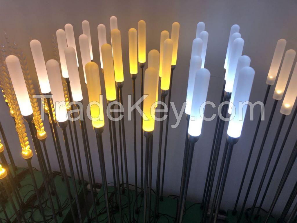 Frosted stick coloured lights for festivals led lights energy saving colours available on request