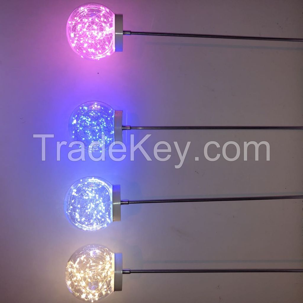 Copper wire round ball lights for holidays led lights energy saving colours available on request