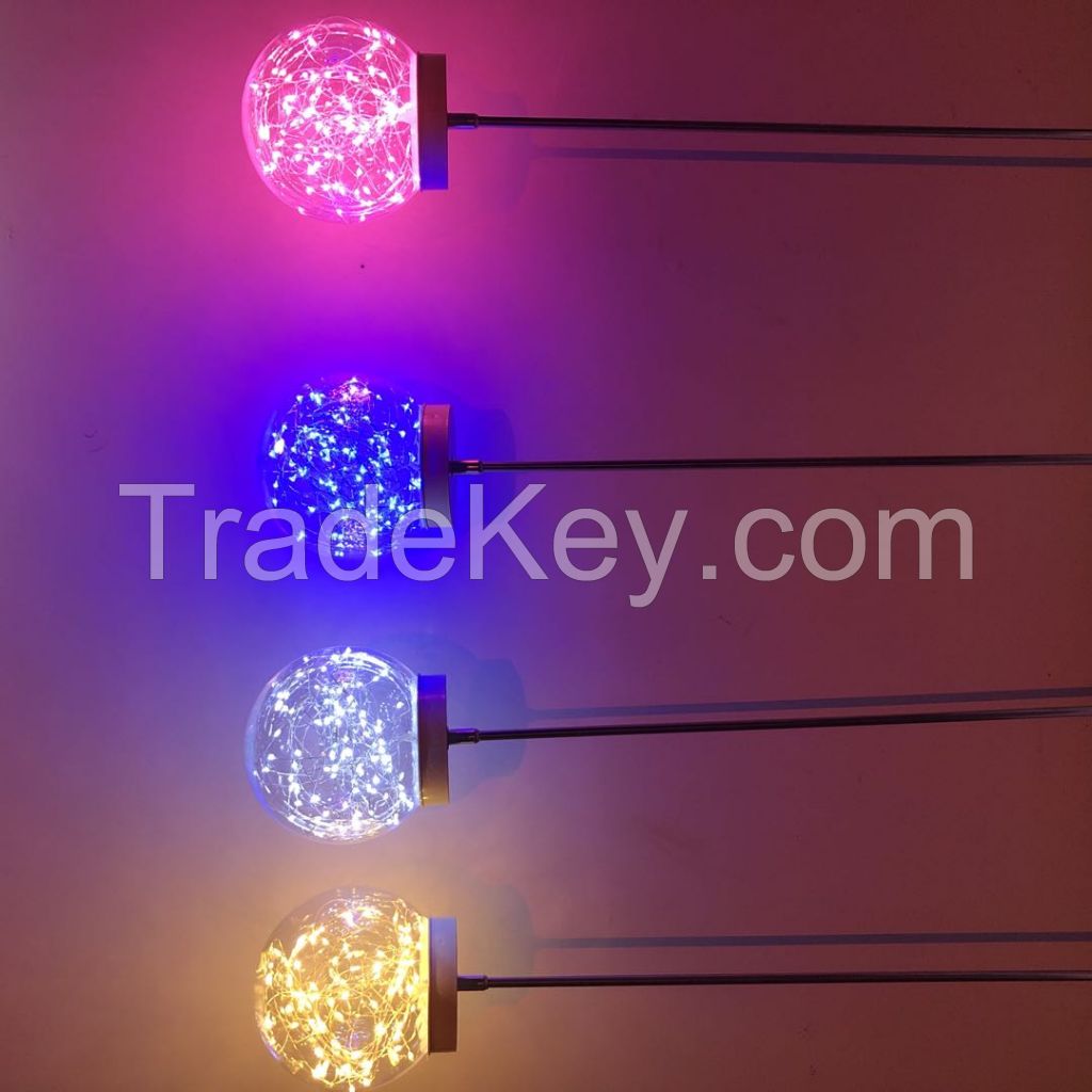 Copper wire round ball lights for holidays led lights energy saving colours available on request