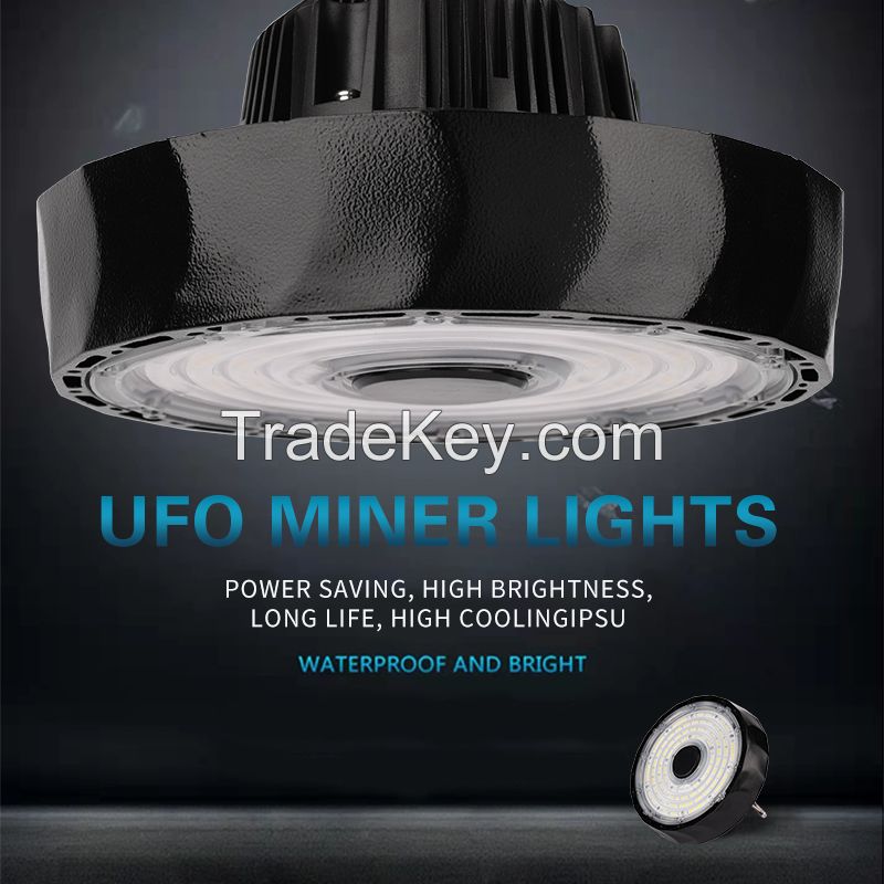 Led factory light 100W workshop UFO mining light 150w200w workshop ceiling light UFO light outdoor waterproof 240W