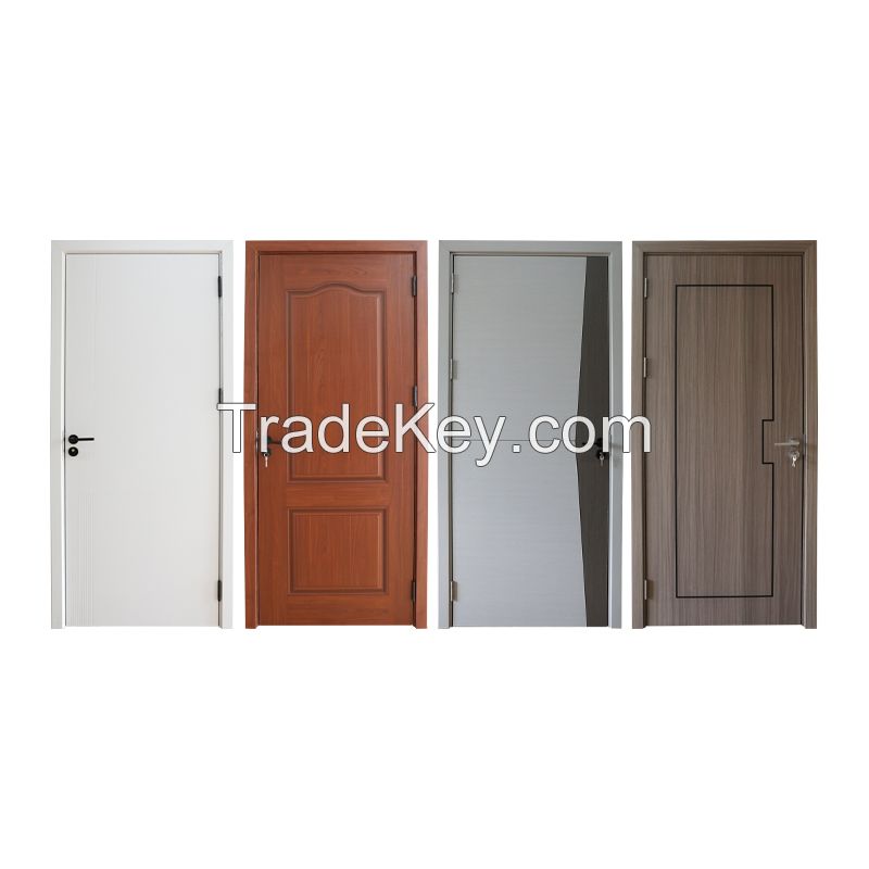 Zero lacquer series bedroom door indoor kitchen door living room home wooden door m0921 spot color solid wood composite can be customized