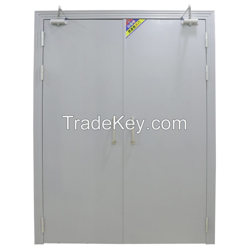 Steel fire door class a class B large quantity of spot fire door engineering door passage door hospital Hotel shopping mall manufacturer direct supply customizable