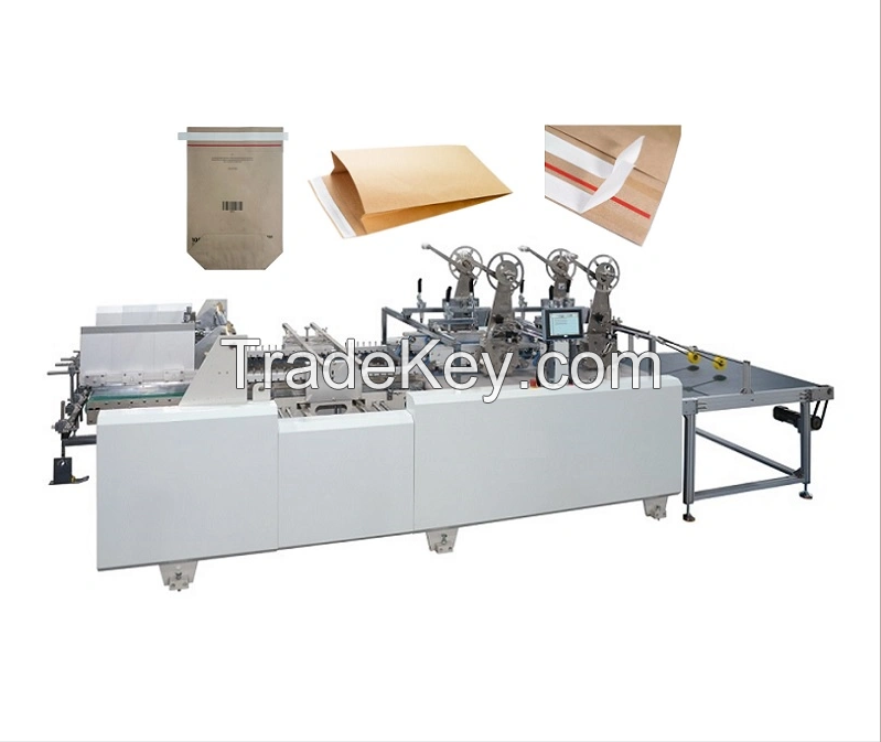 Paper Bag Gluing Sealing Machine Tape Applicator Machine