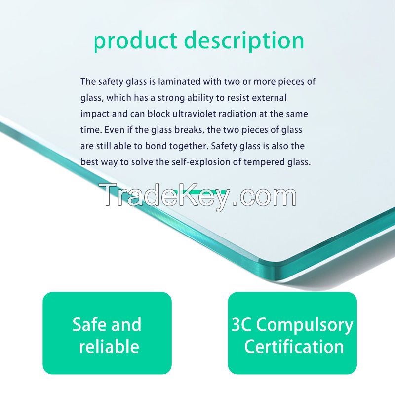 Common laminated glass high quality laminated glass, laminated glass process, support customization