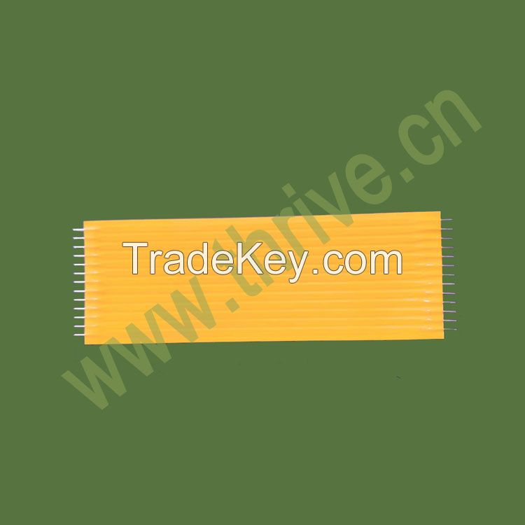 2.54 PI(kapton) flexstrip jumper,flexible flat cable,fpc,round flat cable