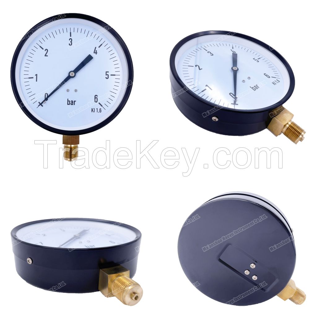 6 '' pneumatic and hydraulic pressure gauge