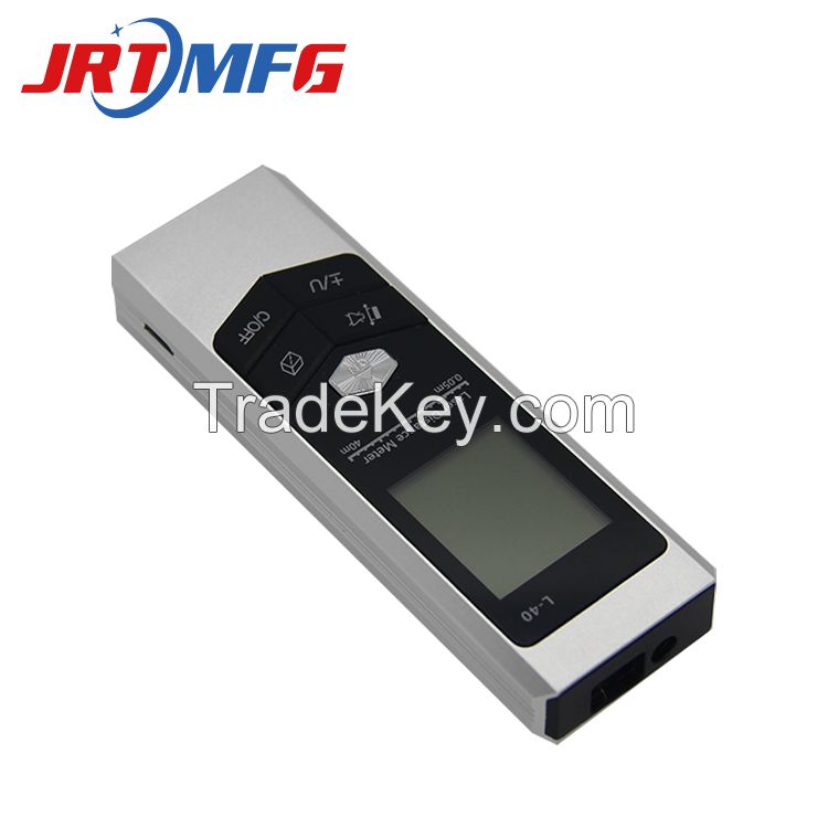 Digital laser rangefinder charging handheld infrared measuring instrument electronic ruler millimeter accuracy 0.03~40m Direct charging box /100pcs