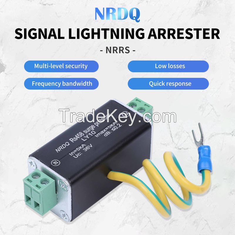 NRDQ  Nrrs-12v/24v signal lightning arrester analog lightning arrester instrument signal protector