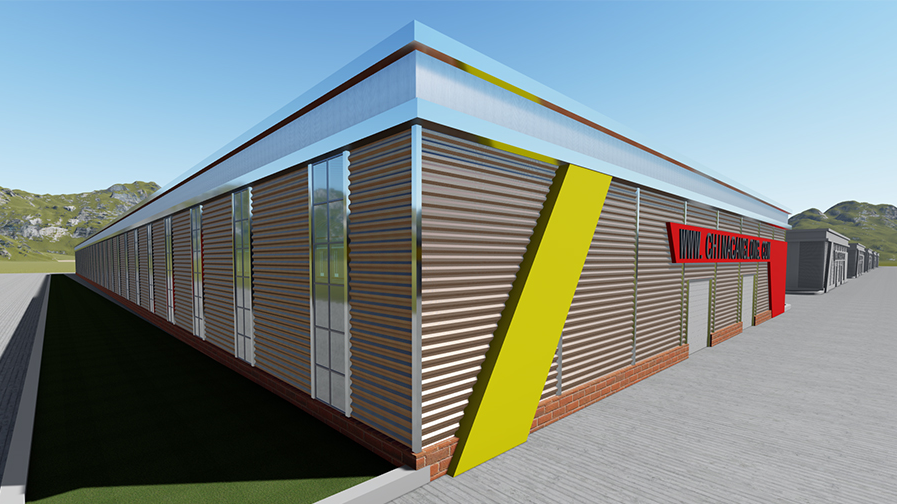 Low Cost Prefab Industrial Shed Drawing Sandwich Panel Prefabricated Metal Workshops