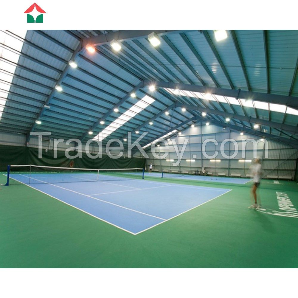 Prefab Steel Truss Roof Basketball Gymnasium Sports Hall