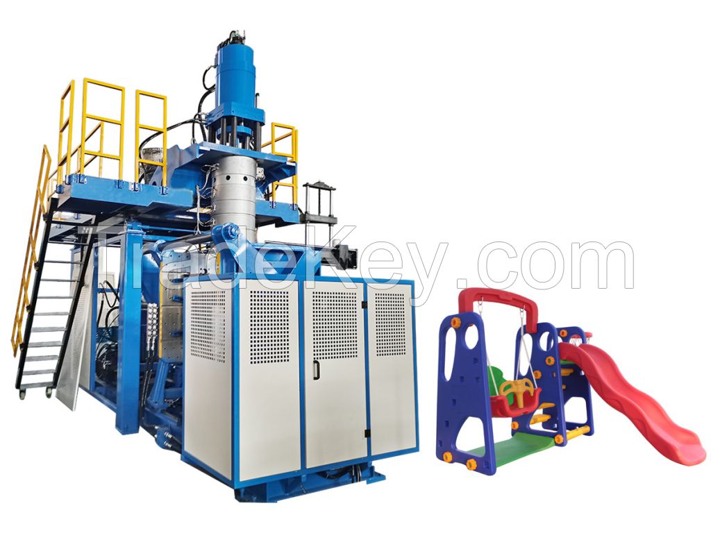 Plastic Child Toy Horse Blow Moulding Machine Pe Hdpe Children Motorbike Slide Extrusion Blow Molding Making Machine