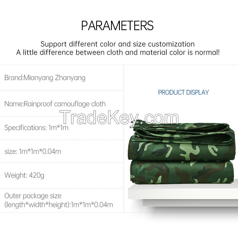 High Quality PVC coated 100% polyester oxford fabric Rainproof camouflage cloth