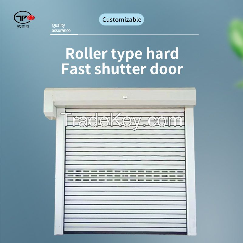 Roller type hard, fast rolling shutter door, customized products