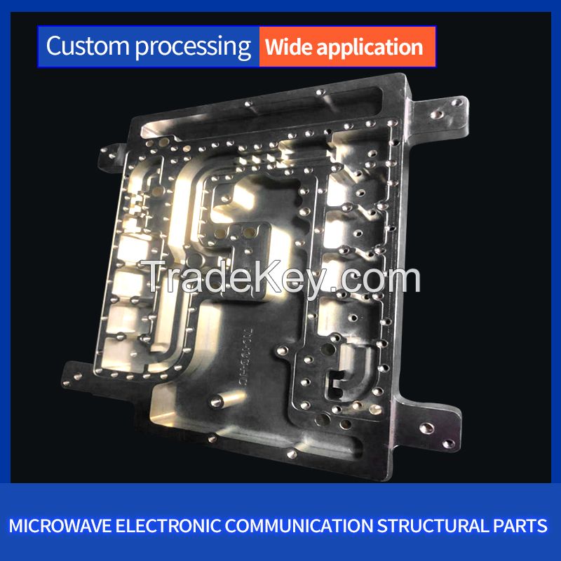 Microwave electronic communication structure, used to install integrated circuit board and other accessories, factory customized, please contact customer service for details