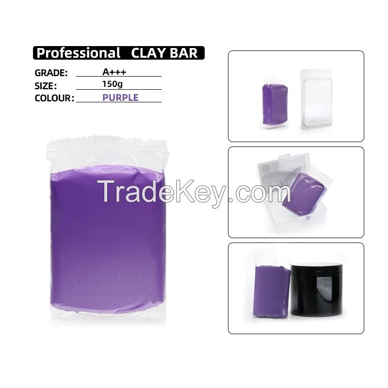 150G Purple Car Wash Magic Clay Bar Super Auto Detailing Car Clean Tools Car Detail Clay Bar