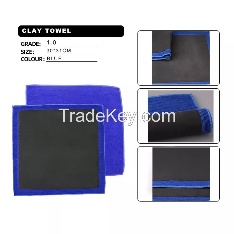 Guanghui Grade 1.0 car cleaning microfiber clay towel 