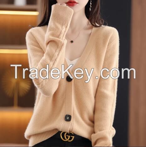 Women's Cardigan Sweater OEM