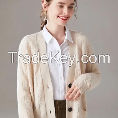 Women's Cardigan Sweater OEM