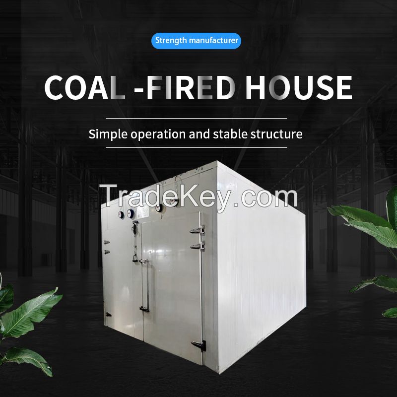 Coal burning drying room, with coal firewood, biomass pellet fuel and other solid fuel as heat source for material dehydration and drying, details please consult customer service