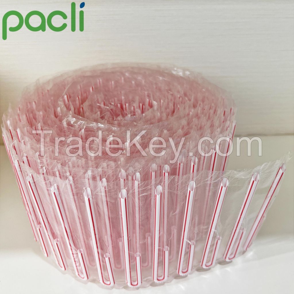 U bend biodegradable drinking straw