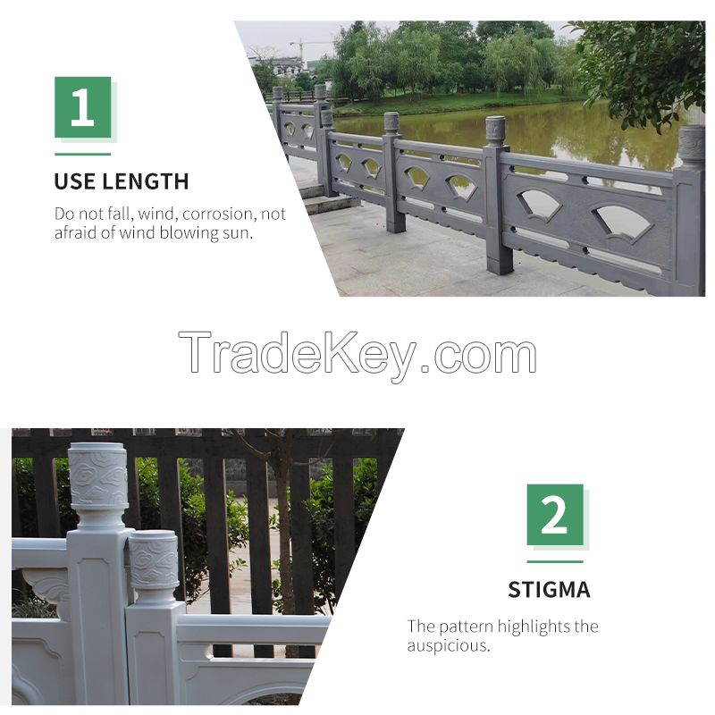 Imitation stone railings, support custom, price for reference only