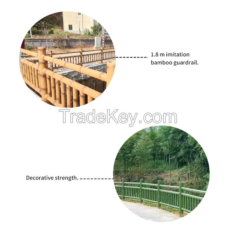 Imitation bamboo railings, support custom, price for reference only