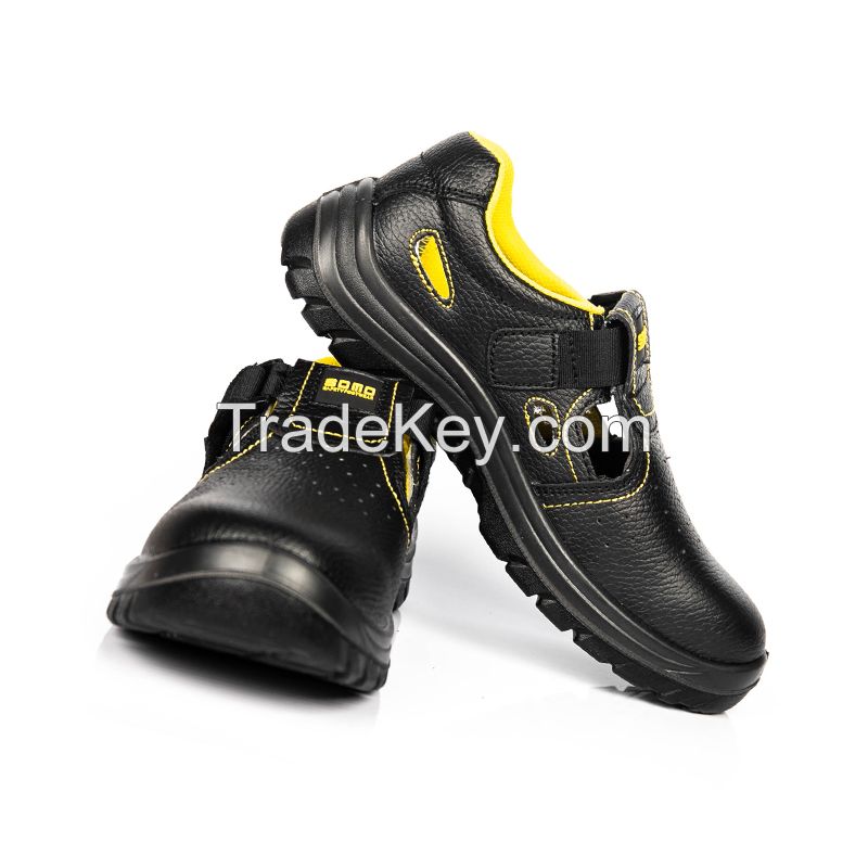 Anti-smashing steel toe safety shoes.Smash-proof and stab-proof insulation