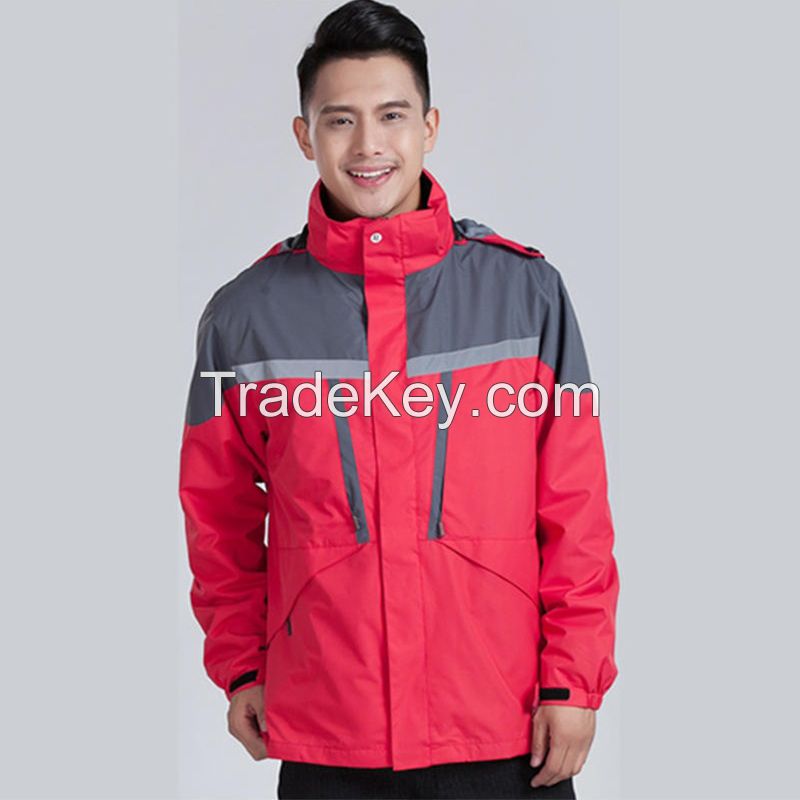 Fully heat-sealed rubber jacket+ZD-H4 reflective fleece jacket jacket