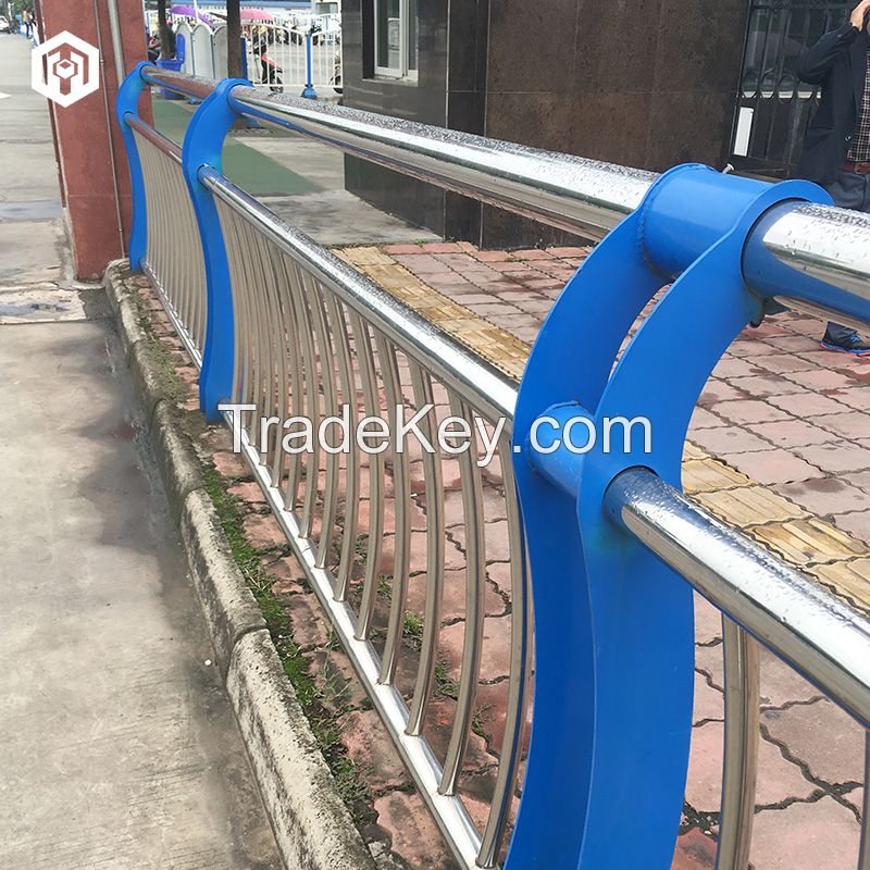 Stainless steel composite pipe bridge guardrail/customized as required, please contact customer service before placing an order