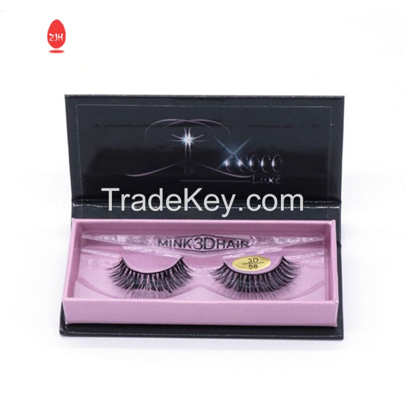 Eyelashes packaging boxes Luxury private label custom printed false eyelash packaging box