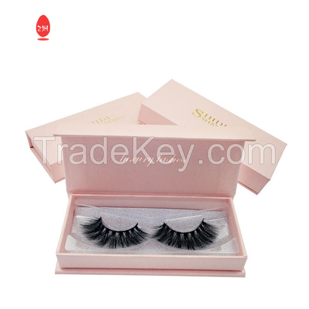 Eyelashes packaging boxes Luxury private label custom printed false eyelash packaging box