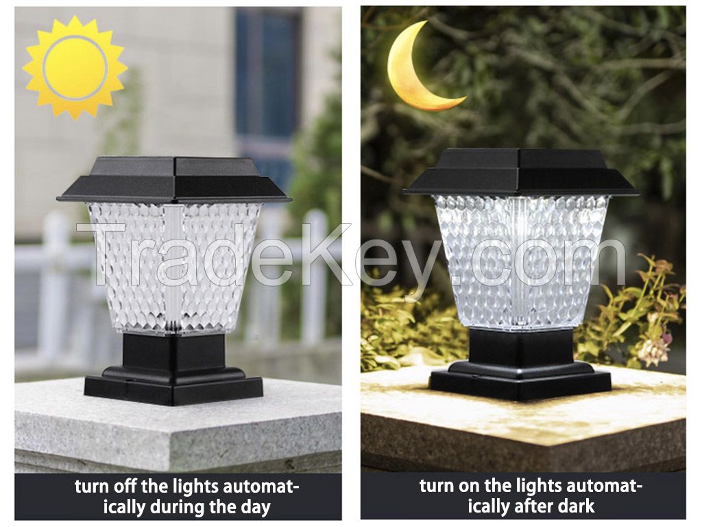 solar pillar lamp