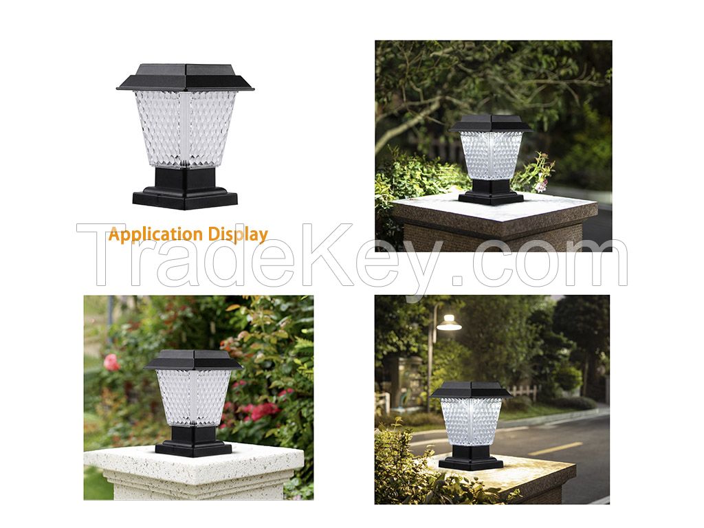 solar pillar lamp