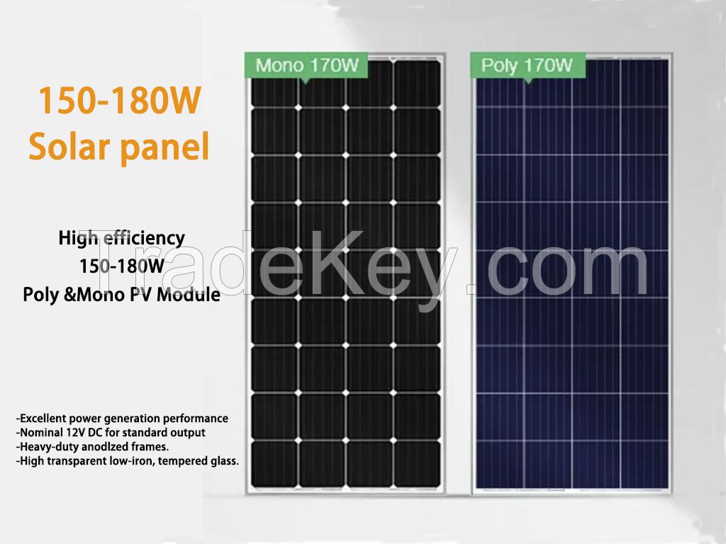  second hand solar panel 150-200W monocrystalline/polycrystalline solar panel