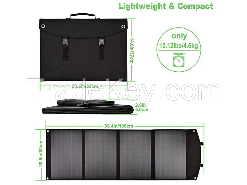 120W folding solar panel momo solar portable panel