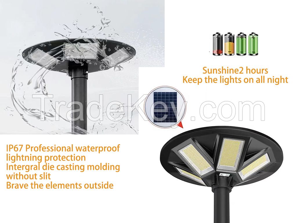 UFO solar landscape lamp