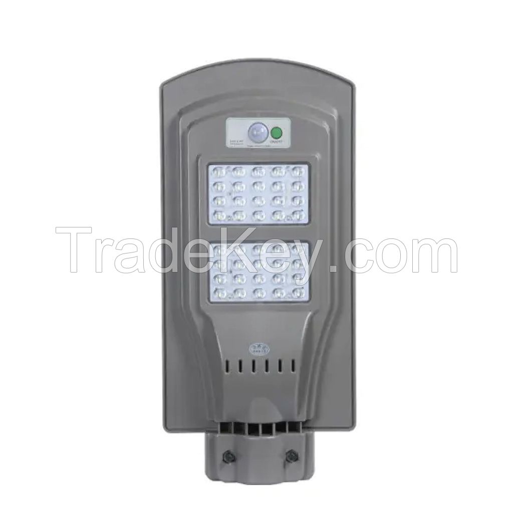 20w high power outdoor motion sensor ip66 waterproof 20w all in one solar led street light