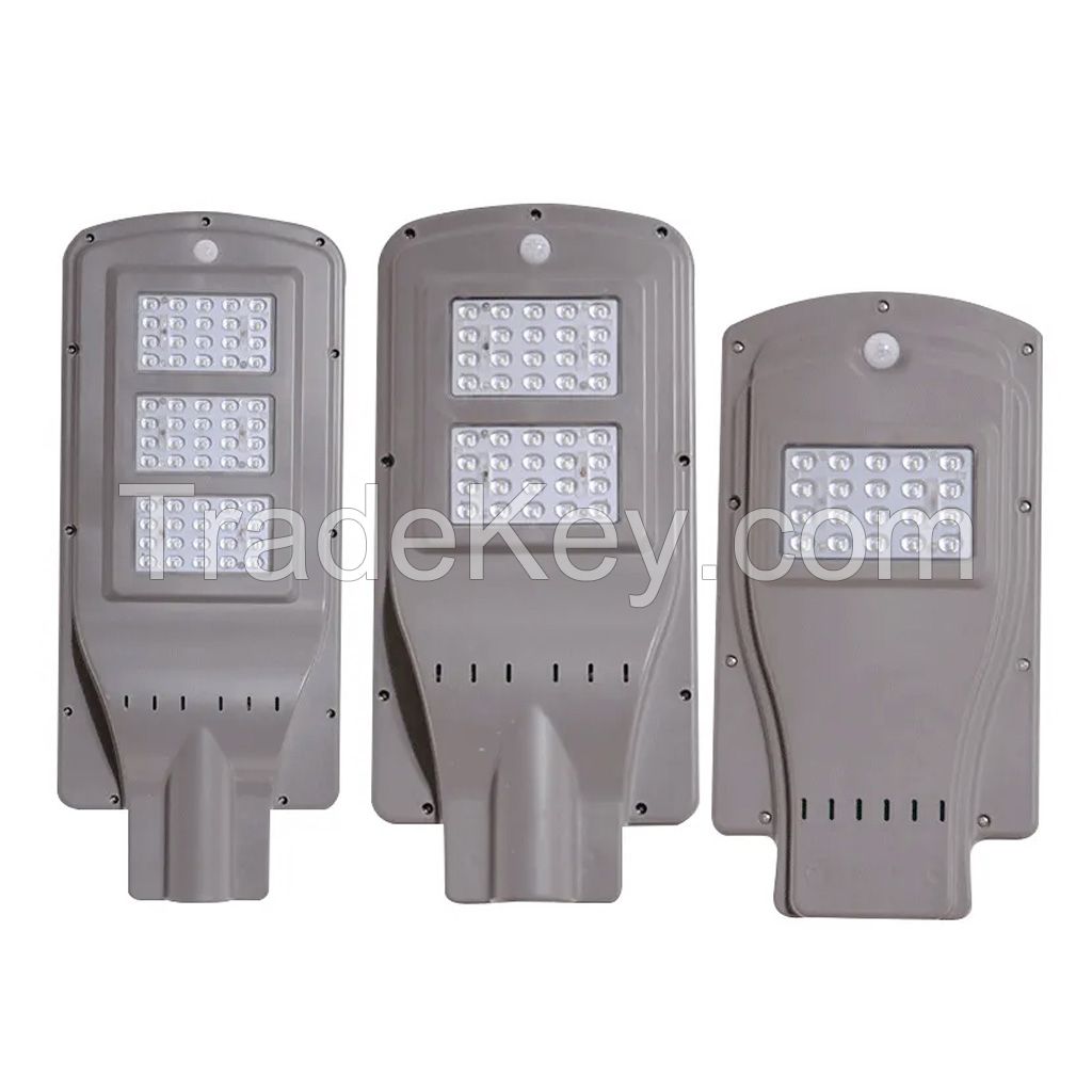 90w high power outdoor motion sensor ip66 waterproof all in one solar led street light