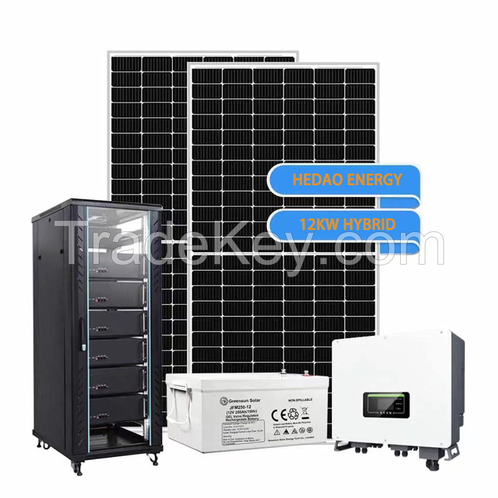 12kw off-grid solar power system 12kw solar panel system