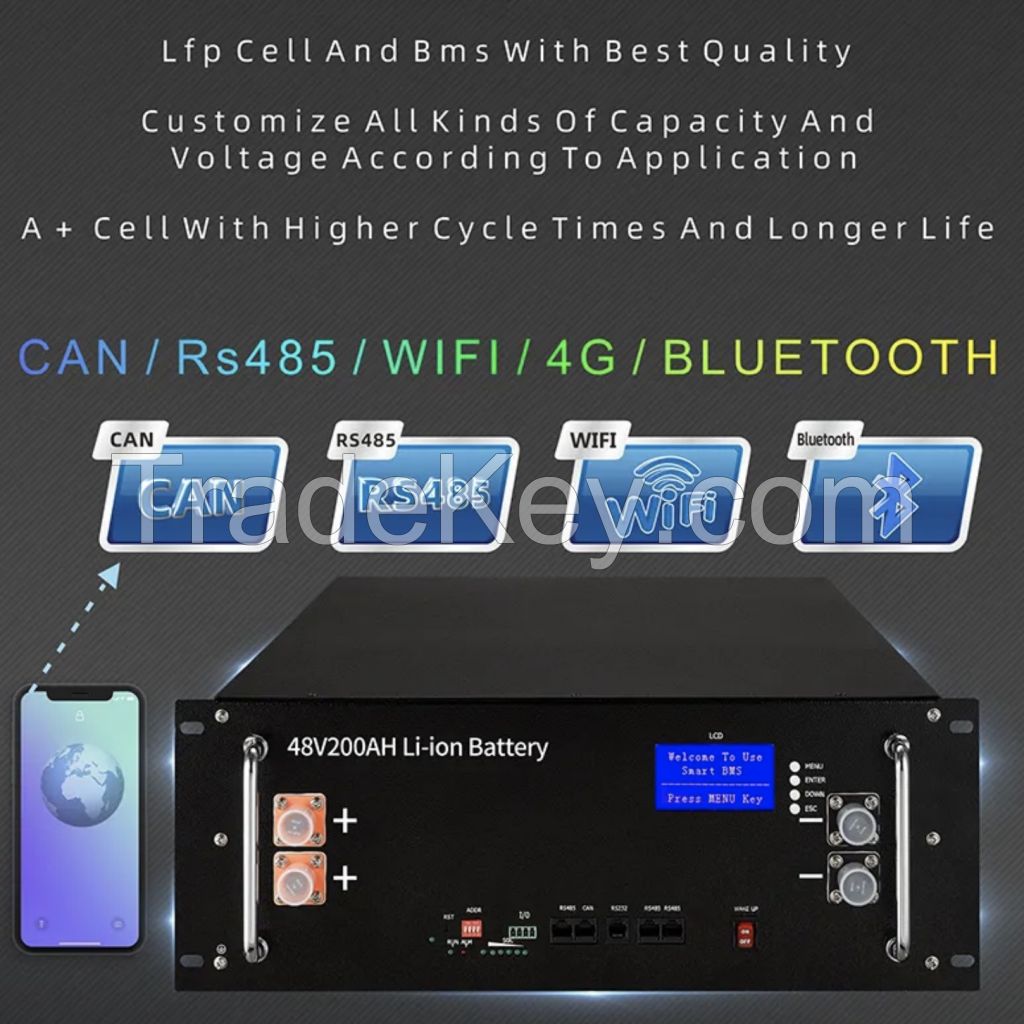 Energy storage system 48v 200ah Lithium battery