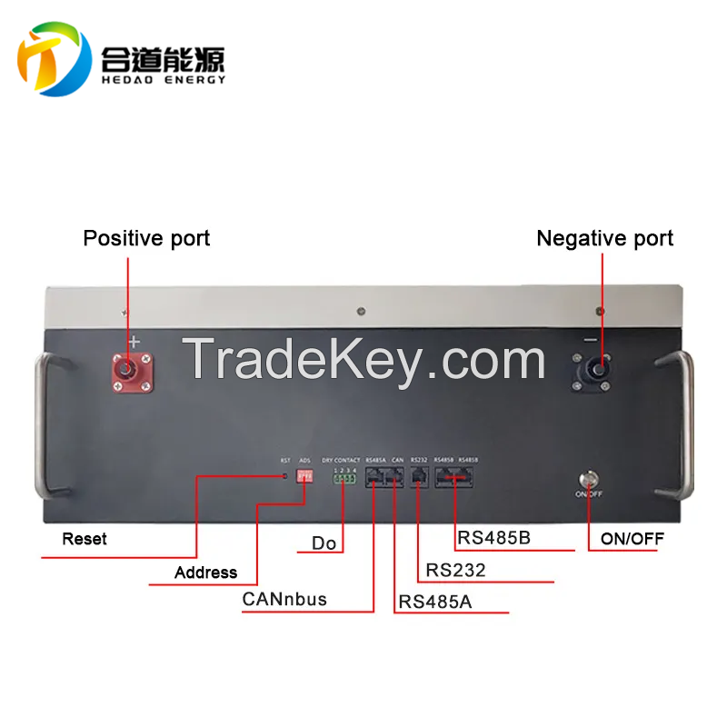 51.2V 50Ah Wall-mounted  storage  battery  household energy storage lithium battery