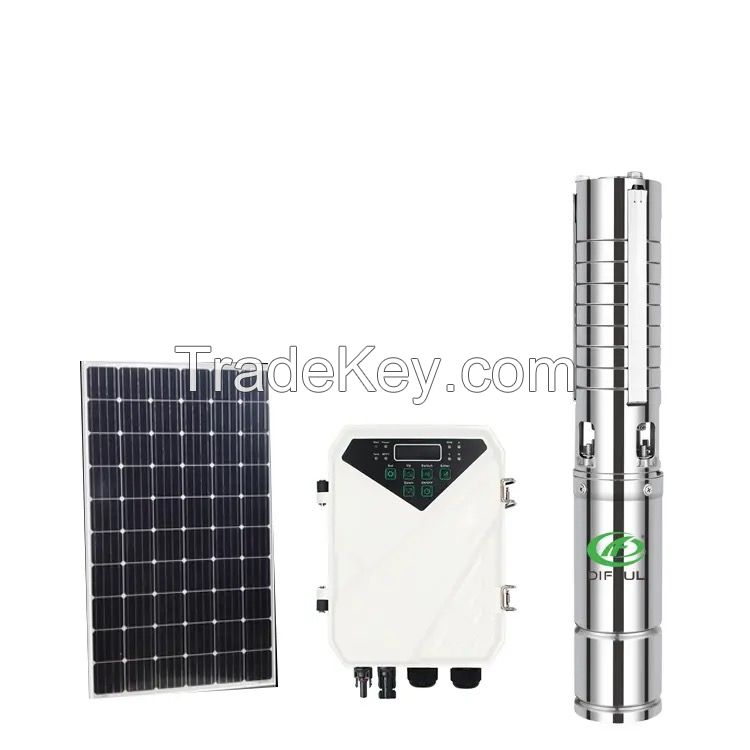 110v 1300w solar pump solar water pumps 146m Max Head,5m/h Max Flow