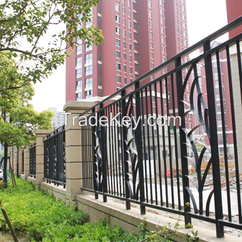 Zinc steel fence community fence factory fence iron fence perspective wall fence customization