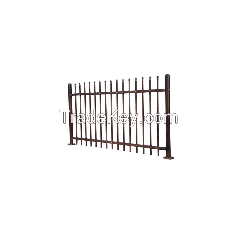 Zinc steel fence community fence factory fence iron fence perspective wall fence customization